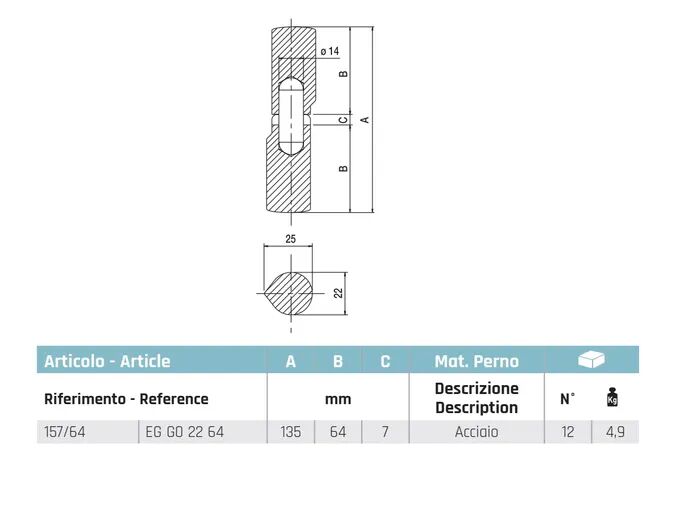 Drop Shape Hinge – Thrust B. - Image 2