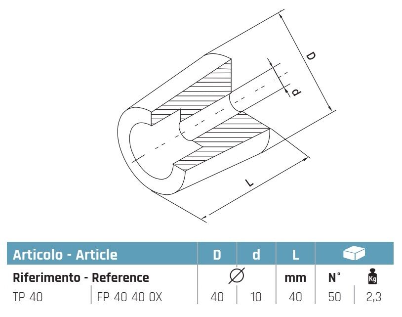 Rubber Stopper D.40 2 Rubber Stopper D.40 - Image 2